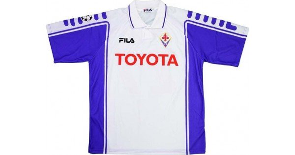 FILA フィオレンティーナユニフォーム99-00 TOYOTA トヨタ Vintage Fiorentina 1999/2000 Home Shirt Jersey – Fila Toyota